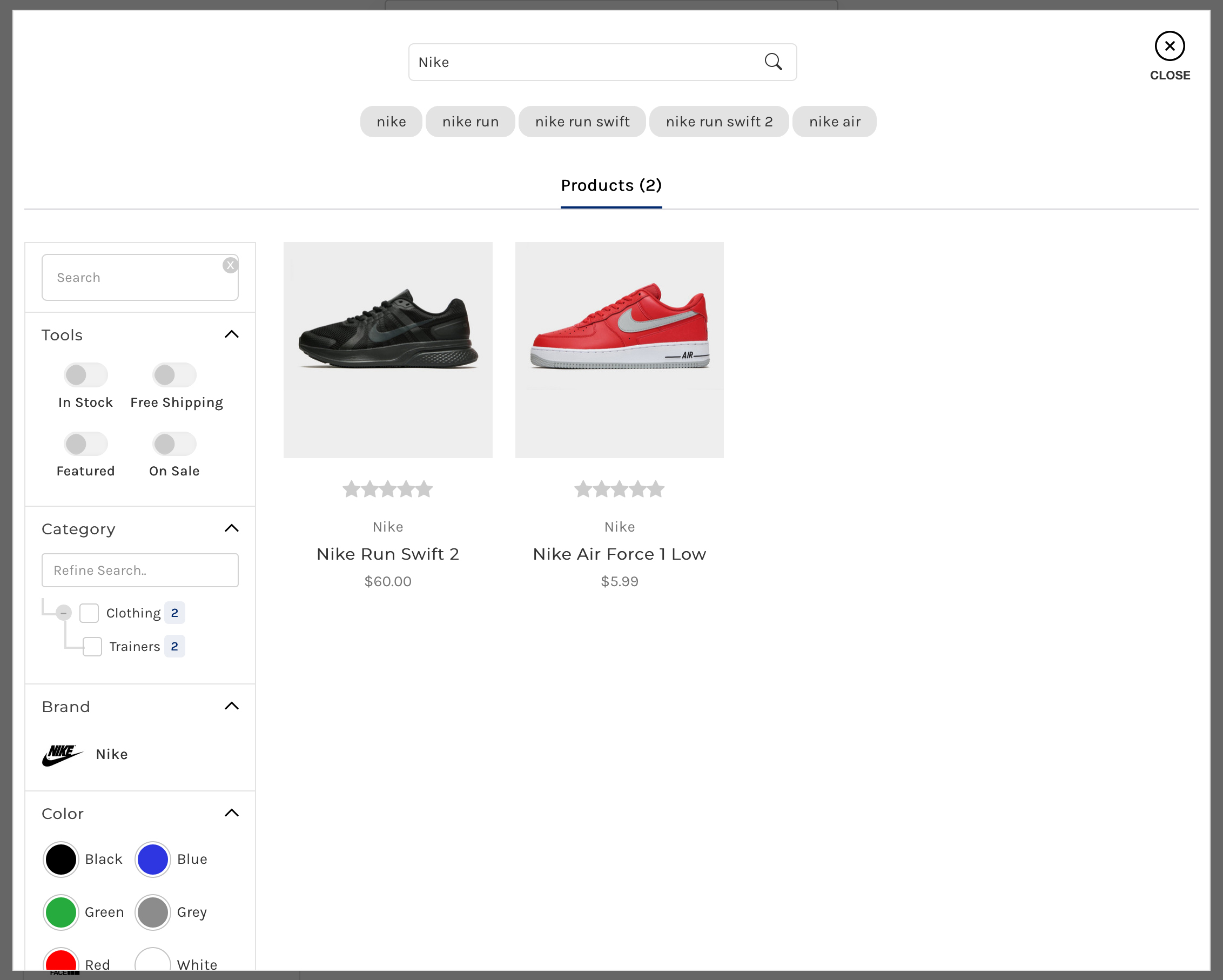 large popup