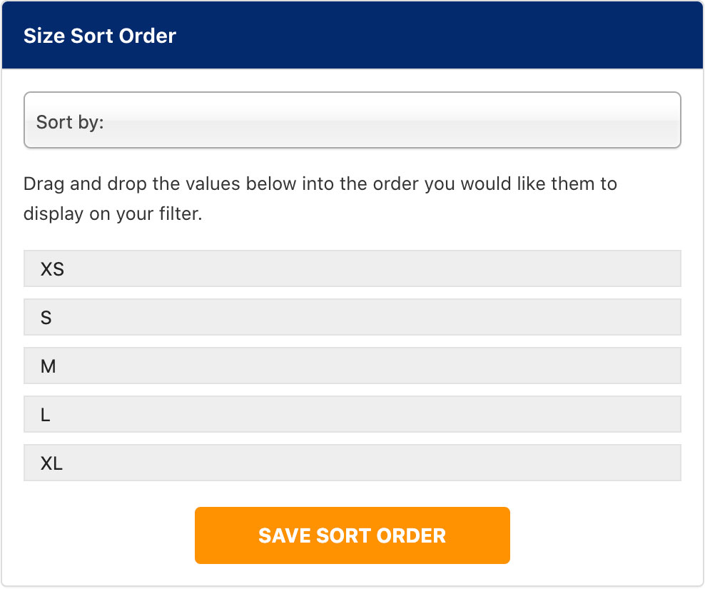 Custom sort order